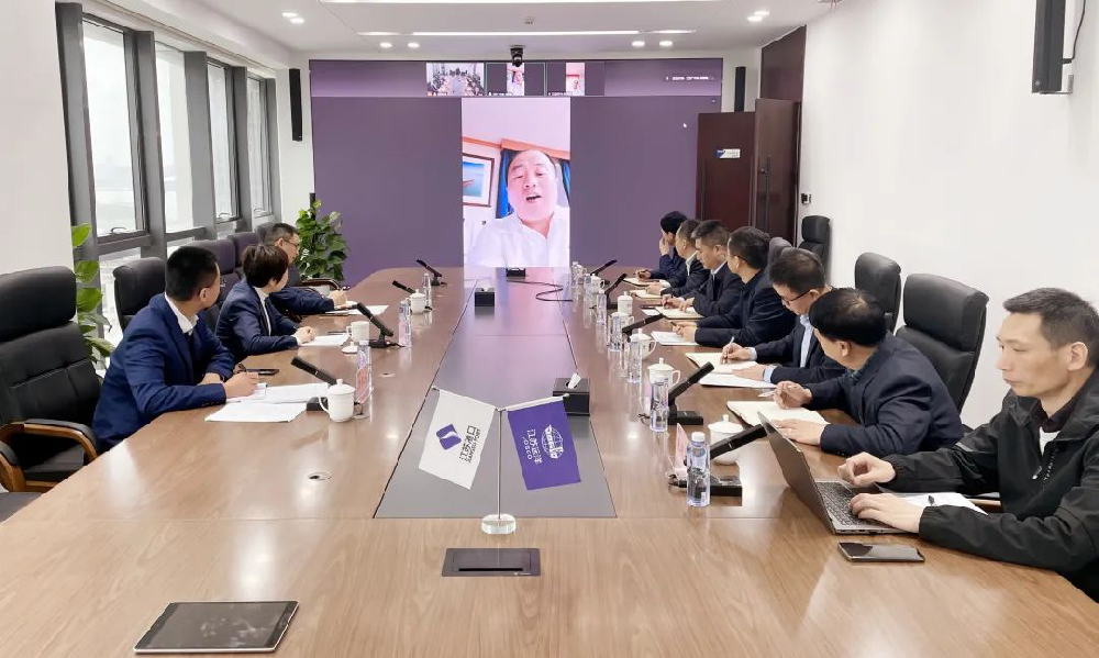 省港口集团副总经理、党委委员唐文一行赴江苏远洋开展“五一”节前安全生产大检查