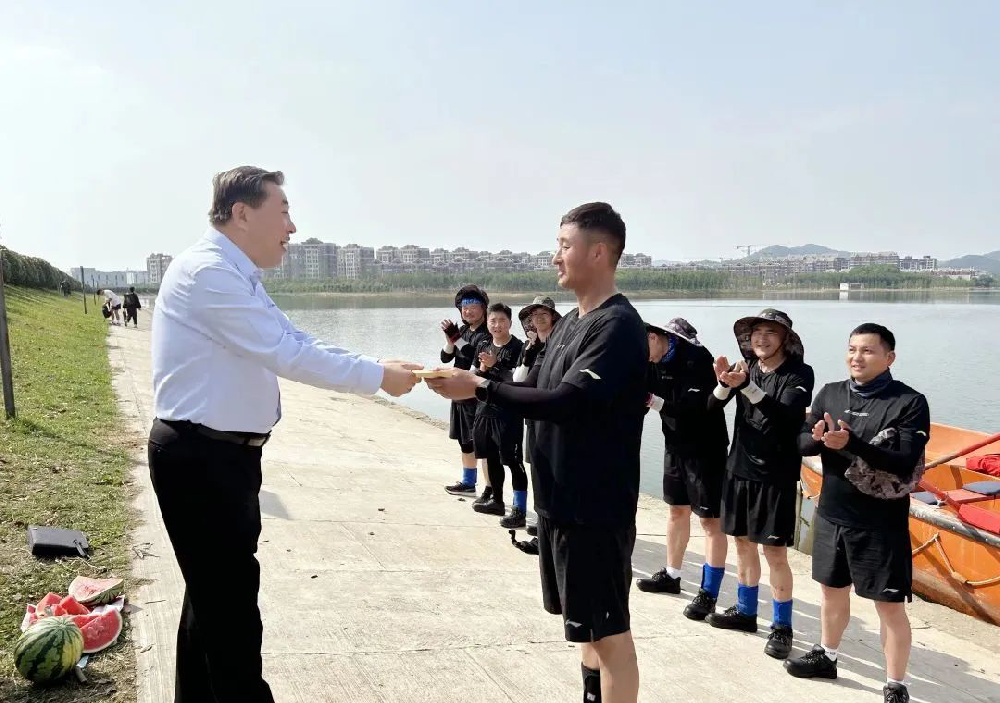 晁阳率队慰问江苏远洋备战第六届中国海员技能大比武集训队员
