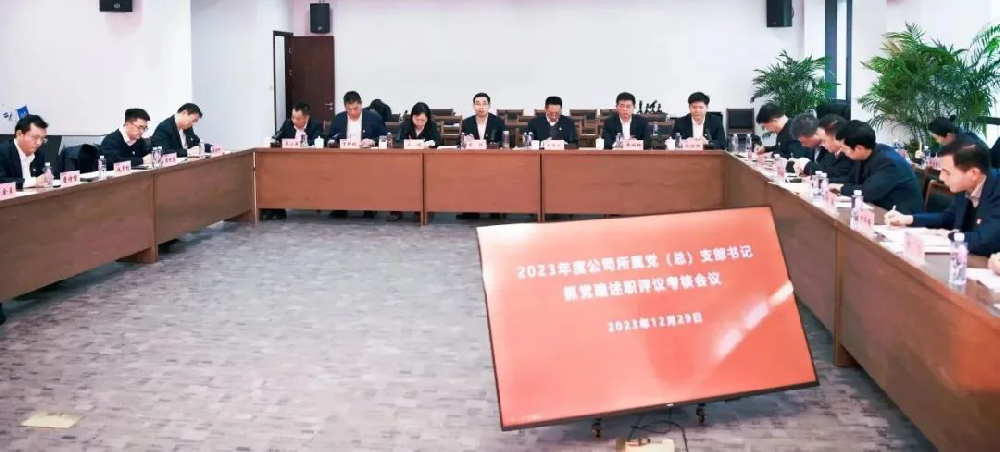 党建述职“交答卷” 奋楫争先“谋新篇” 公司党委召开2023年度所属党(总)支部书记抓党建述职评议考核会议