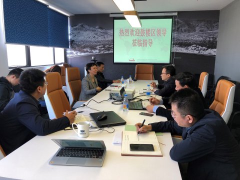 鼓楼区领导莅临新世纪公司调研指导