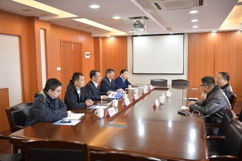 上海新海航业有限公司来我司拜访