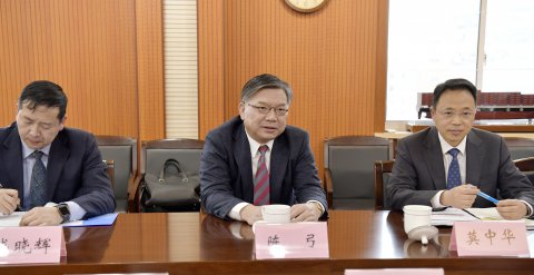南通中远海运川崎 陈弓总经理一行来我司拜访