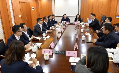 工银租赁及工商银行领导一行来我司进行合作洽谈