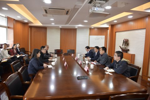 上海鑫佳船务有限公司来我司拜访