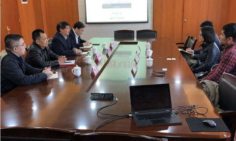 明耀船贸有限公司来我司拜访