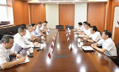 中银保险有限公司来我司进行业务调研