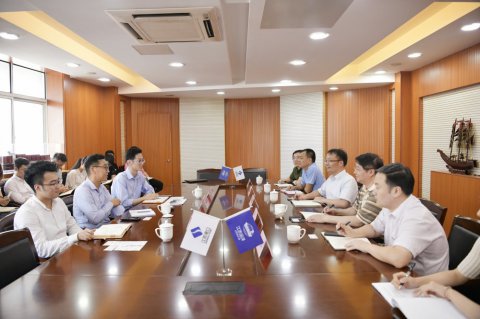 泛奥升（中国）船务服务有限公司拜访我司