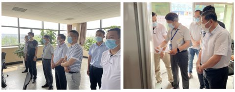 晁阳“四不两直”检查一线疫情防控、安全生产工作