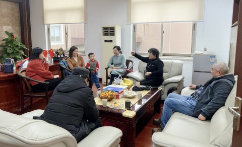 江苏远洋船员、家属齐聚服务站——其乐融融话新年,心里牵挂“敬业的你”